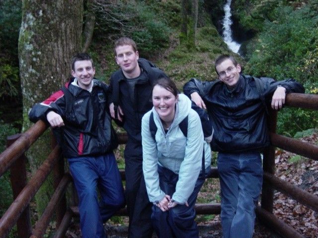 At the waterfall again